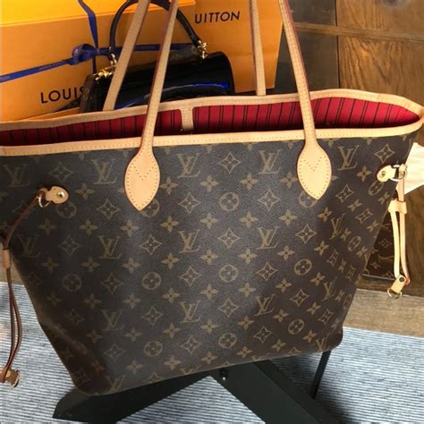 louis vuitton purse with red inside|louis vuitton neverfull inside.